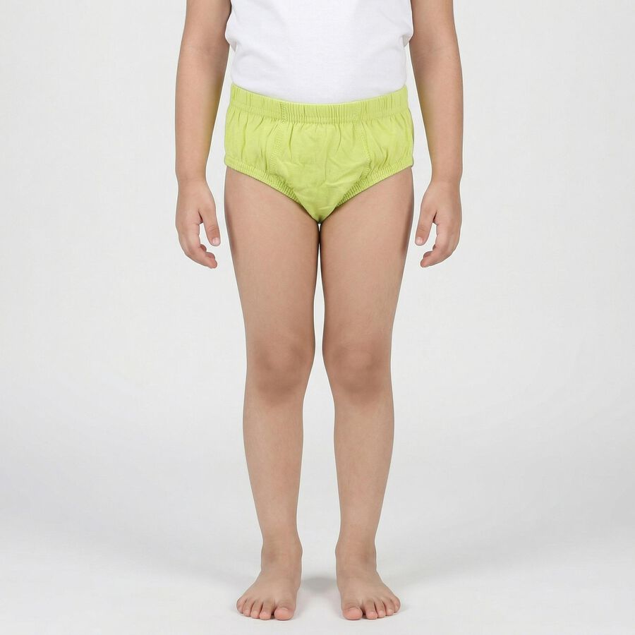Boys' Aqua Cotton Regular Fit Briefs, Aqua, large