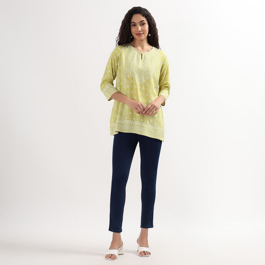 Ladies' Kurti , हल्का हरा, large image number null