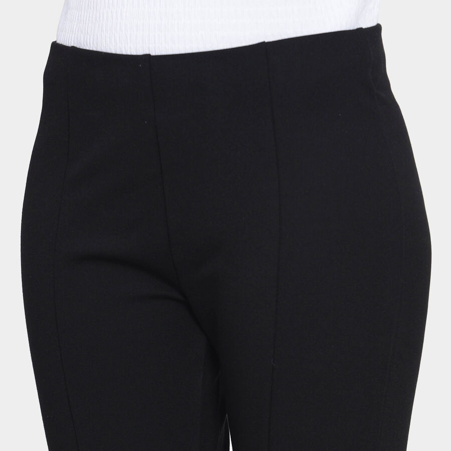 Solid Trousers, Black, large image number null