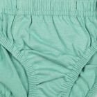 Boys' Mint Green Regular Fit Solid Briefs, Light Green, small