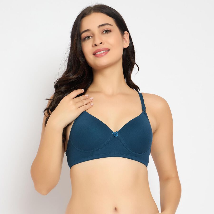 Ladies' Bra , टील ब्लू, large image number null