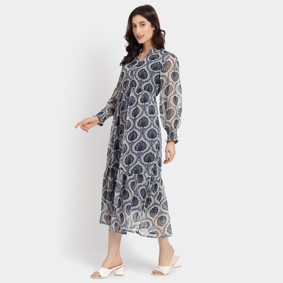 Ladies' Dress, नेवी ब्लू, large image number null