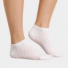 Women's Assorted Regular Fit Printed Pack of 3 Socks, Assorted, small