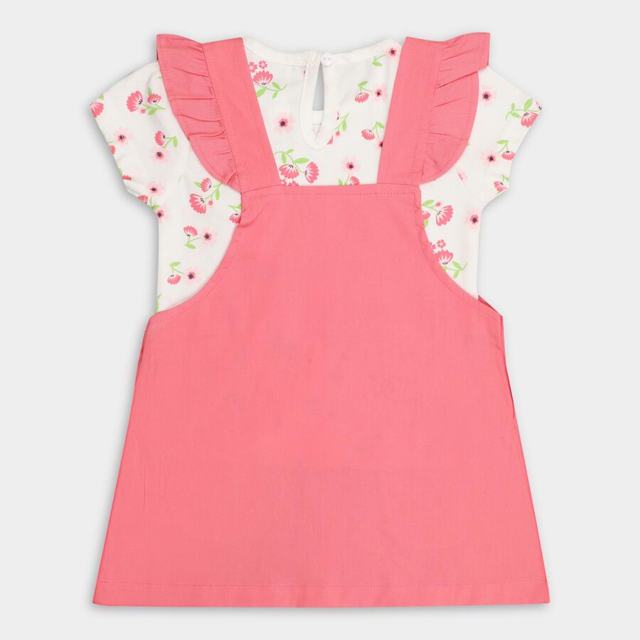 Infants' 100% Cotton Top Skirt , Pink, large image number null