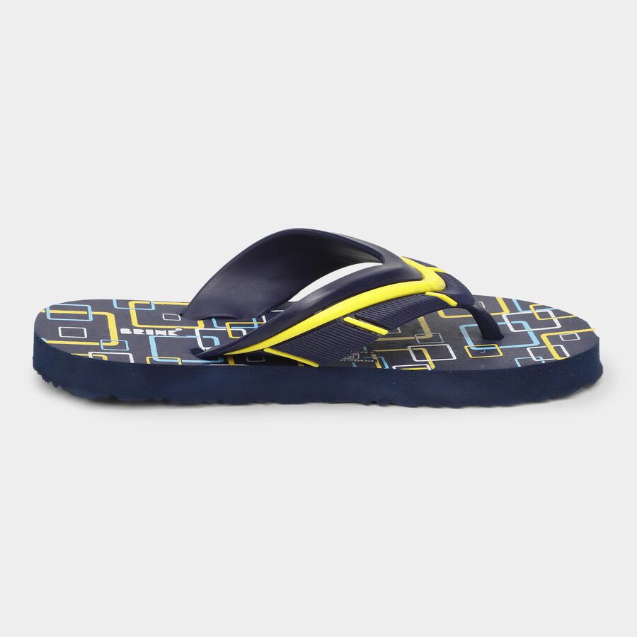 Boys' Slipper, Navy Blue, large image number null