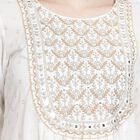 Ladies' 100% Cotton Kurta , ऑफ व्हाइट, small image number null