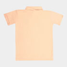 Boys Solid T-Shirt, पीच, small image number null