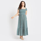All Over Print Dress, Dark Green, small image number null