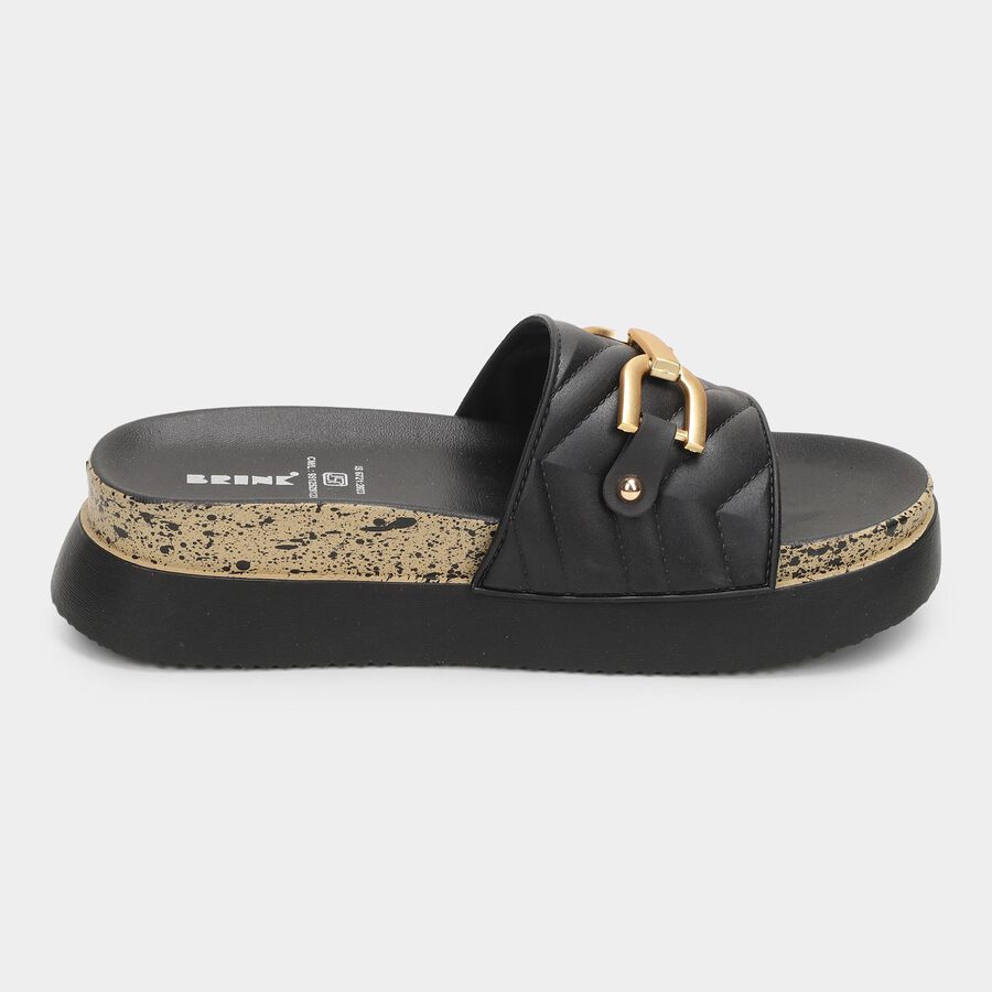 Ladies' Slipper, Black, large image number null