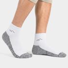 Men's Multicolour Regular Fit Ankle Length Socks Pack of 3, Black, small