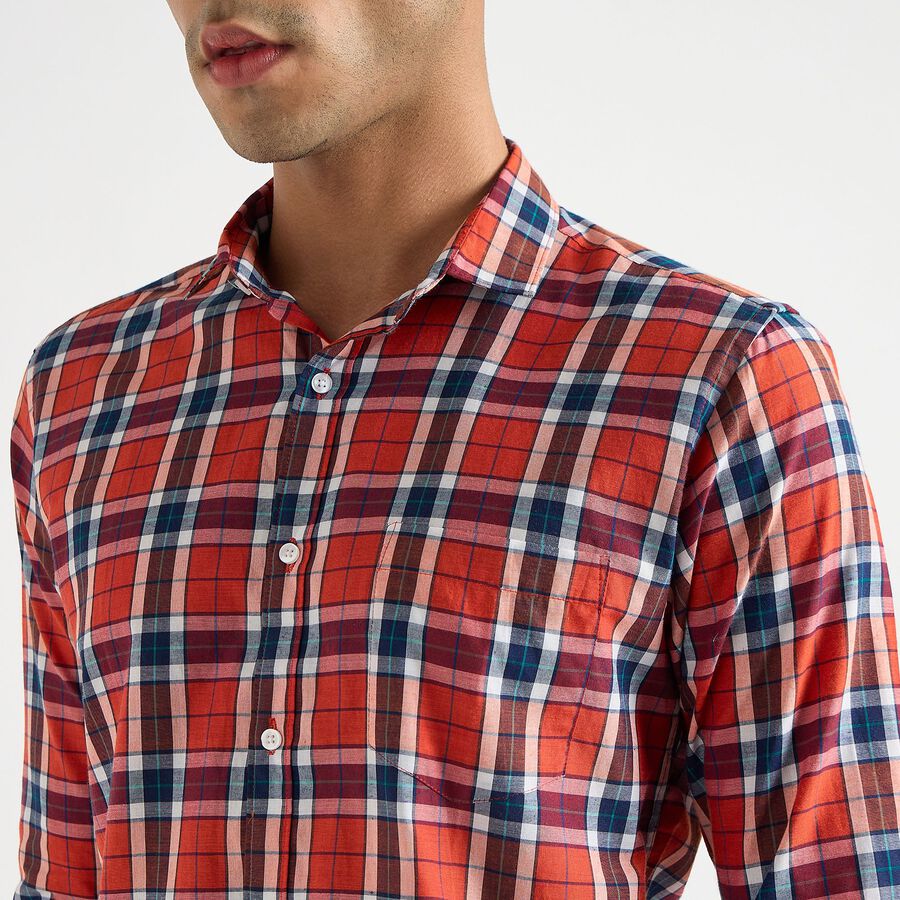 Men's Casual Shirt, नारंगी, large image number null