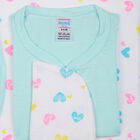 Infants Cotton Printed Baby Gift Set, Aqua, small image number null