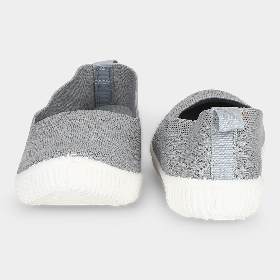 Women's Grey Slip-On Casual Shoes, Grey, large