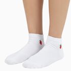 Kids' White Ankle-Length Fruit Embroidered Socks Pack of 3, Assorted, small