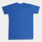 Boys' 100% Cotton Half Sleeves T-Shirt , White, small
