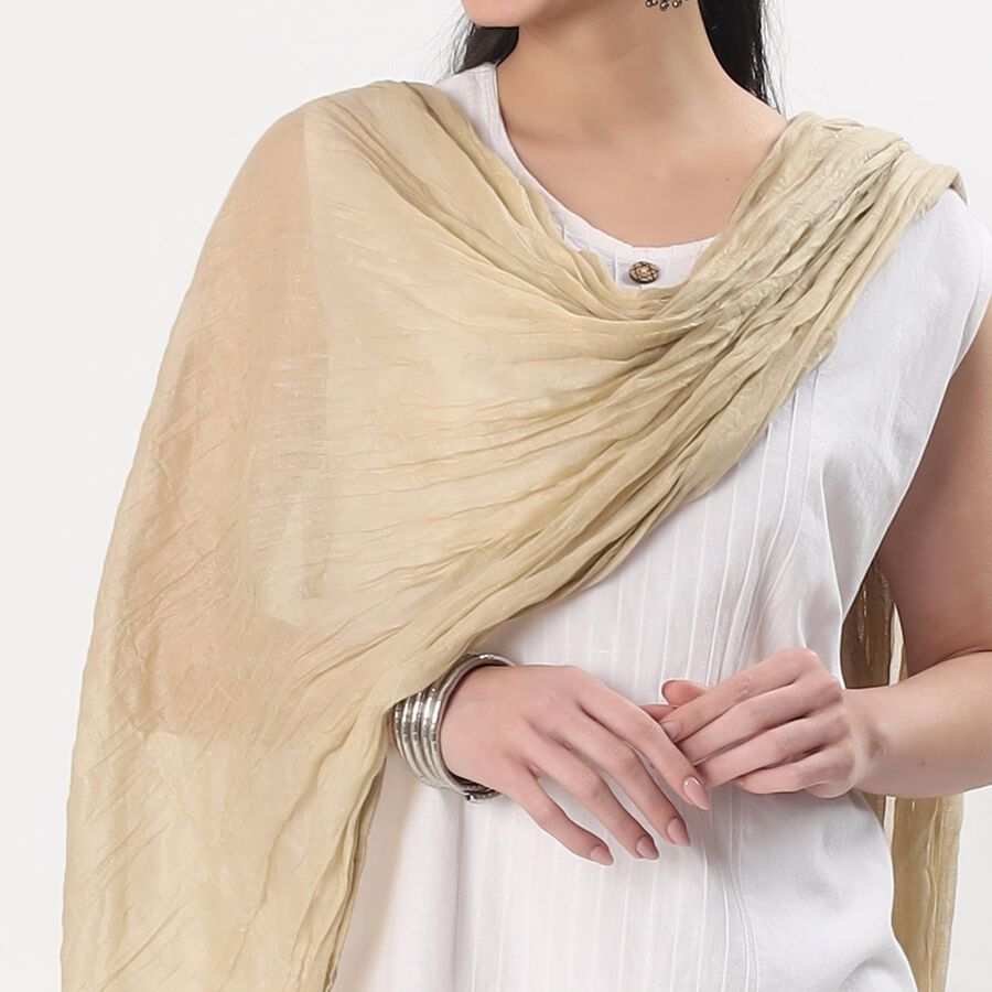 Ladies' Dupatta, गहरा पीला, large image number null