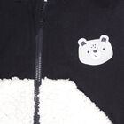 Infants Deep Midnight Navy Blue Cotton Hoodie Casual Sweatshirt, नेवी ब्लू, small image number null