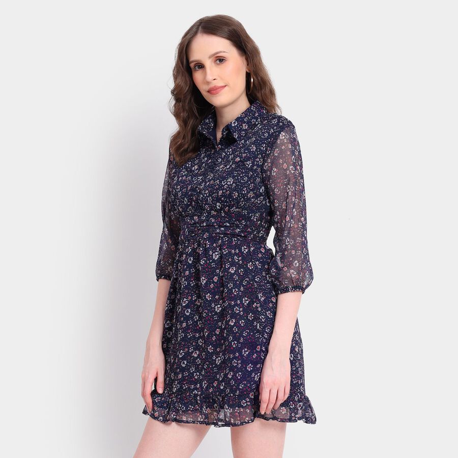 Ladies' Dress, नेवी ब्लू, large image number null