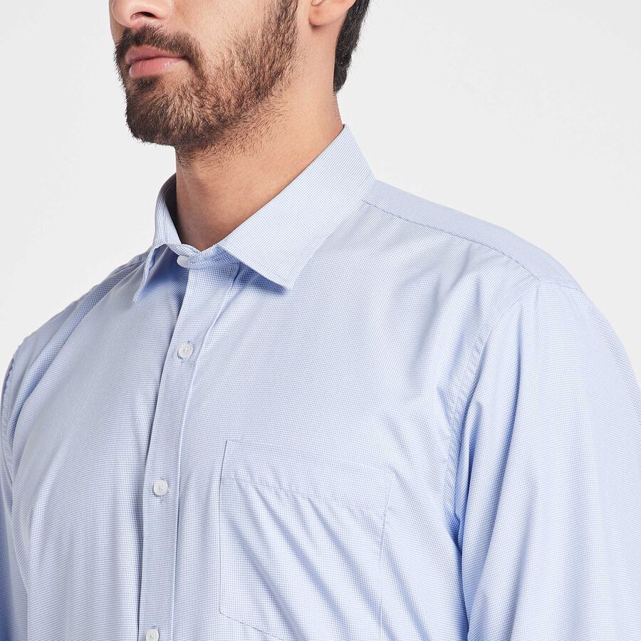 Solid Formal Shirt, Light Blue, large image number null