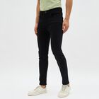 Men's Skinny Jeans, Black, small image number null