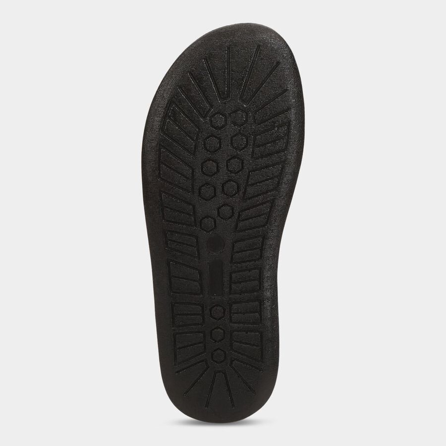 Mens Floater Sandals, Black, large image number null