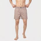 Men's Dark Grey Relaxed Fit Printed Boxers, Dark Grey, small