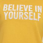 Ladies' 100% Cotton Round Neck T-Shirt, मस्टर्ड, small