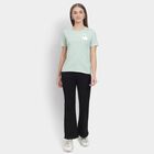 Ladies' Round Neck T-Shirt , हल्का हरा, small image number null