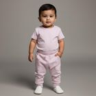 Infants Soft Lavender Relaxed Fit Cotton Blend Pyjama, लाइलेक, small image number null