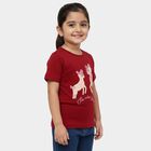 Girls' T-Shirt, Wine, small