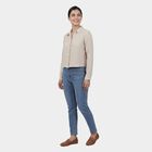 Women's Beige Classic Shirt, Beige, small