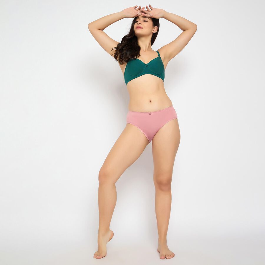 Ladies' Bra , गहरा हरा, large image number null