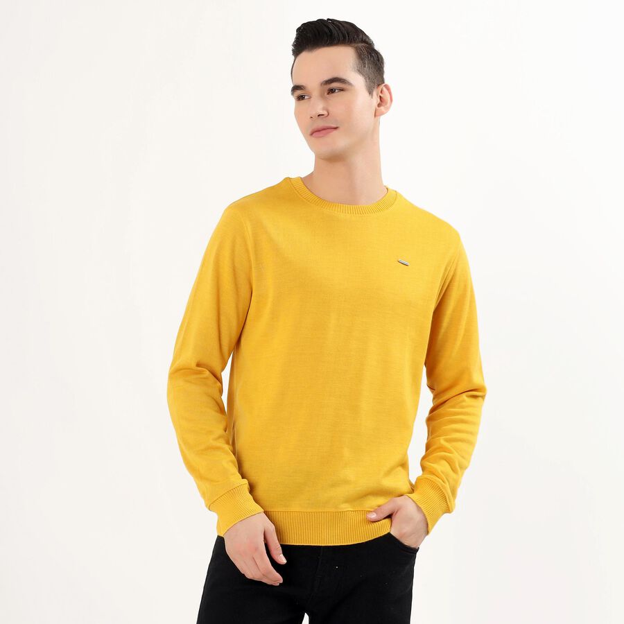 Men's Pullover, मस्टर्ड, large image number null