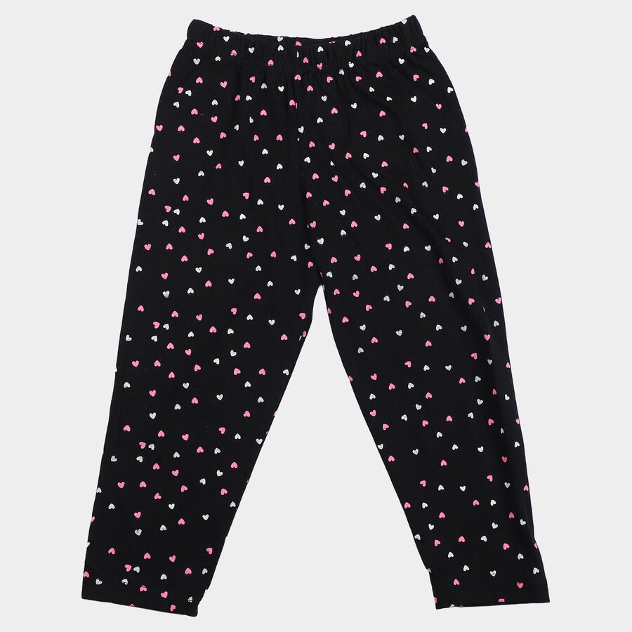 Girls' Pyjama, Black, large