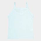 Infants Cotton Solid Vest, Aqua, small image number null