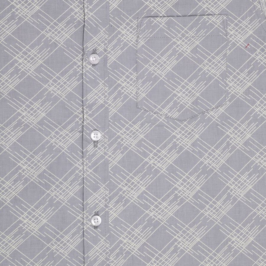 Boys' 100% Cotton Casual Shirt, Light Blue, large image number null