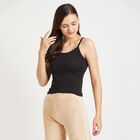 Cotton Solid Slips, Black, small image number null