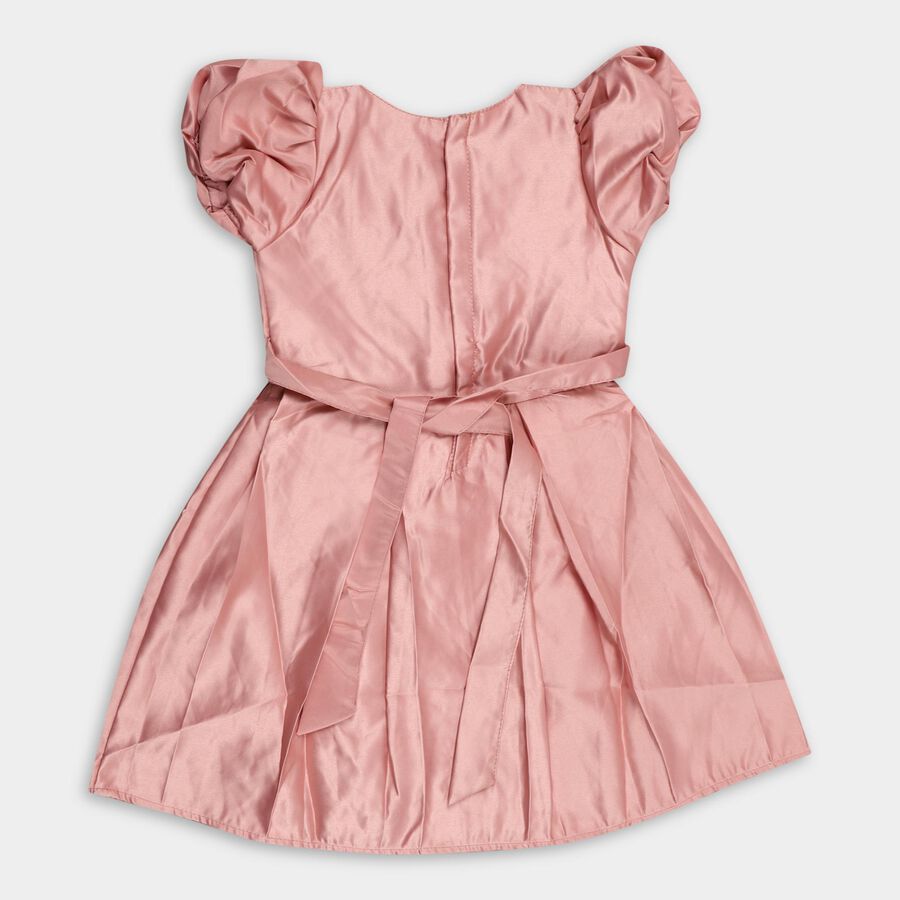 Girls' Frock, गुलाबी, large image number null
