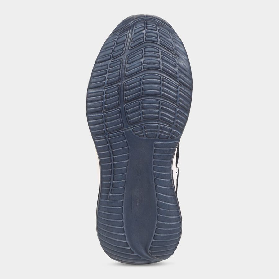 Mens Athleisure Sports Shoes, Navy Blue, large image number null
