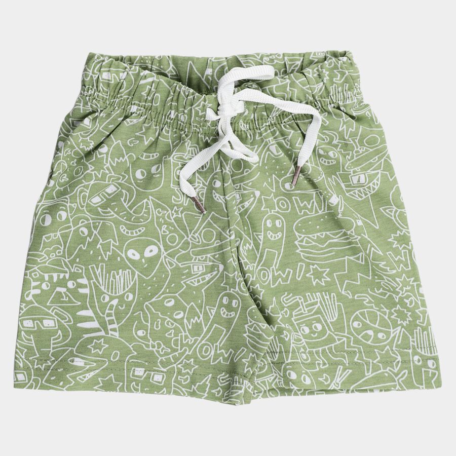 Boys' Bermuda, हल्का हरा, large