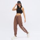 Women's Muted Brown Regular Fit Jogger Track Pants, Brown, small image number null