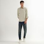Men's Olive Green Classic Casual Shirt, Olive, small image number null