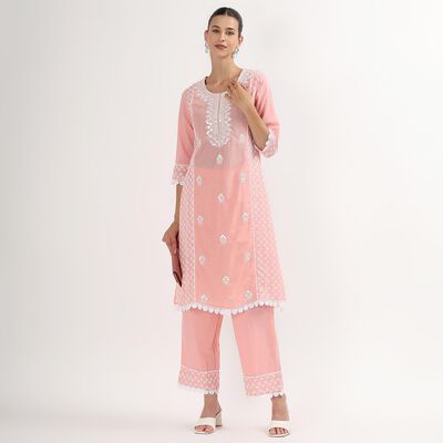 Ladies' 100% Cotton Ethnic Set 
