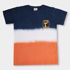 Boys' 100% Cotton Half Sleeves T-Shirt , नेवी ब्लू, small image number null