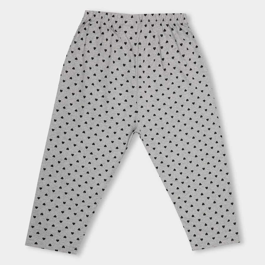 Girls' Pull Ups Capri , Melange Light Grey, large image number null