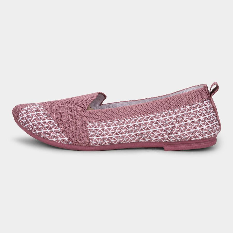 Women's Dusty Rose Pink Slip-On Casual Shoes, गुलाबी, large