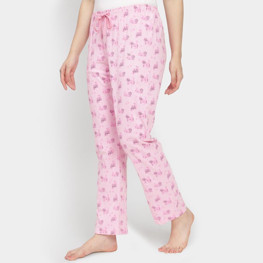 Ladies' 100% Cotton Pyjama, Light Pink, large image number null