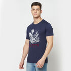 Round Neck T-Shirt, Navy Blue, small image number null