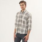 Men's Light Green Cotton Spread Collar Casual Shirt, हल्का हरा, small