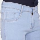 Classic 5 Pocket Slim Fit Jeans, Light Blue, small image number null